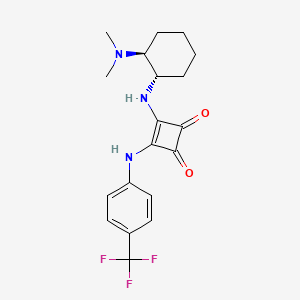 3-(((1S,2S)-2-(Dimethylamino)cyclohexyl)amino)-4-((4-(trifluoromethyl)phenyl)amino)cyclobut-3-ene-1,2-dione