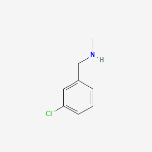 molecular formula C8H10ClN B1295239 3-氯-N-甲基苄胺 CAS No. 39191-07-6