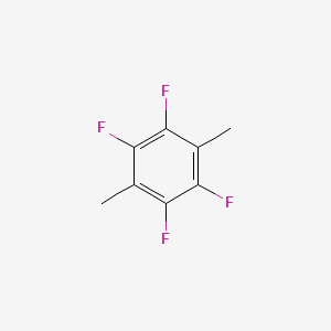 molecular formula C8H6F4 B1295241 2,3,5,6-四氟-p-二甲苯 CAS No. 703-87-7