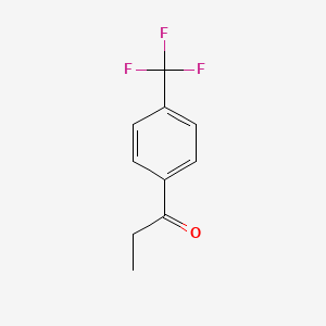molecular formula C10H9F3O B1295242 1-(4-(Trifluoromethyl)phenyl)propan-1-one CAS No. 711-33-1