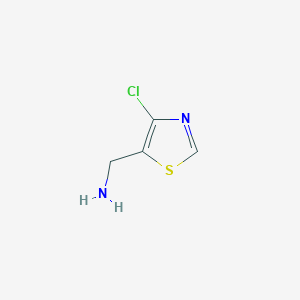 molecular formula C4H5ClN2S B12952421 (4-Chlorothiazol-5-yl)methanamine 