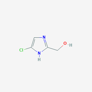 molecular formula C4H5ClN2O B12952435 (5-chloro-1H-imidazol-2-yl)methanol 