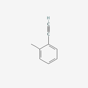 molecular formula C9H8 B1295245 2-甲基苯乙炔 CAS No. 766-47-2