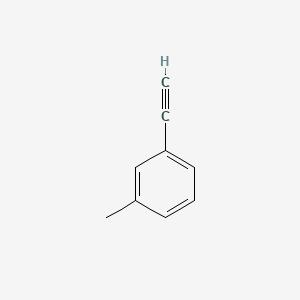molecular formula C9H8 B1295246 3-甲基苯乙炔 CAS No. 766-82-5
