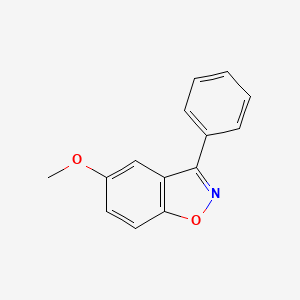 molecular formula C14H11NO2 B12952464 5-Methoxy-3-phenylbenzo[d]isoxazole 