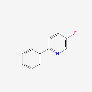 5-Fluoro-4-methyl-2-phenylpyridine