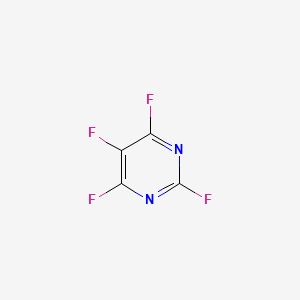 molecular formula C4F4N2 B1295248 四氟嘧啶 CAS No. 767-79-3