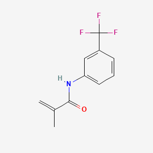 molecular formula C11H10F3NO B1295250 3'-三氟甲基甲基丙烯酰苯胺 CAS No. 783-05-1