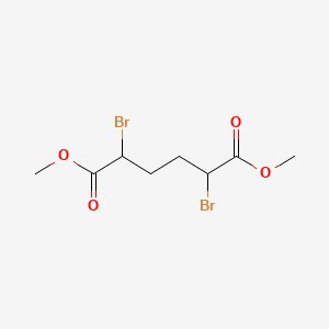 molecular formula C8H12Br2O4 B1295253 2,5-二溴己二酸二甲酯 CAS No. 868-72-4