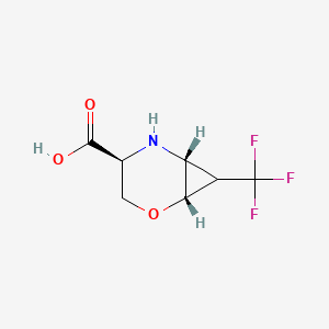 (1S,4S,6R)-7-(Trifluoromethyl)-2-oxa-5-azabicyclo[4.1.0]heptane-4-carboxylic acid