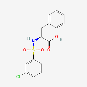 Phenylalanine, N-[(3-chlorophenyl)sulfonyl]-