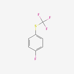 molecular formula C7H4F4S B1295261 1-氟-4-(三氟甲基硫)苯 CAS No. 940-76-1