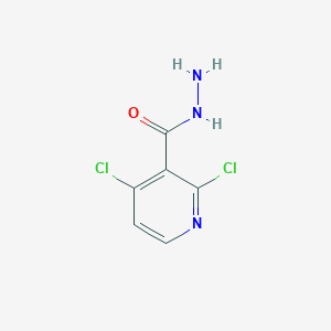 molecular formula C6H5Cl2N3O B12952629 2,4-Dichloronicotinohydrazide 