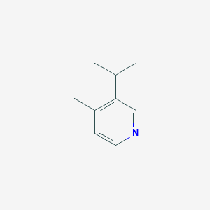 molecular formula C9H13N B12952642 3-Isopropyl-4-methylpyridine CAS No. 4810-80-4