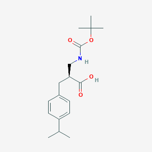 (S)-3-((tert-Butoxycarbonyl)amino)-2-(4-isopropylbenzyl)propanoic acid