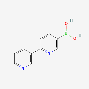 molecular formula C10H9BN2O2 B12952679 [2,3'-Bipyridin]-5-ylboronic acid 