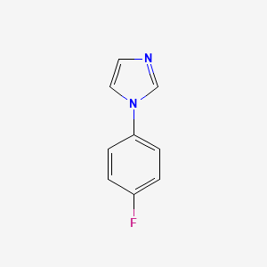 molecular formula C9H7FN2 B1295268 1-(4-Fluorophenyl)imidazole CAS No. 21441-24-7