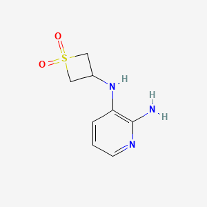 3-((2-Aminopyridin-3-yl)amino)thietane 1,1-dioxide