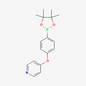 4-(4-(4,4,5,5-Tetramethyl-1,3,2-dioxaborolan-2-yl)phenoxy)pyridine