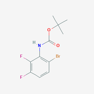 molecular formula C11H12BrF2NO2 B12952701 tert-Butyl (6-bromo-2,3-difluorophenyl)carbamate 