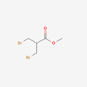 molecular formula C5H8Br2O2 B1295271 甲基3-溴-2-(溴甲基)丙酸酯 CAS No. 22262-60-8