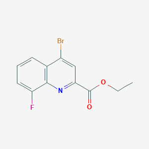 Ethyl 4-bromo-8-fluoroquinoline-2-carboxylate