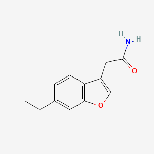 2-(6-Ethylbenzofuran-3-yl)acetamide