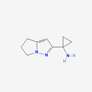 1-(5,6-Dihydro-4H-pyrrolo[1,2-b]pyrazol-2-yl)cyclopropan-1-amine