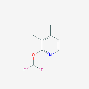 molecular formula C8H9F2NO B12952805 2-(Difluoromethoxy)-3,4-dimethylpyridine 