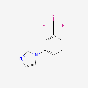 molecular formula C10H7F3N2 B1295281 1-(3-三氟甲基苯基)咪唑 CAS No. 25371-97-5