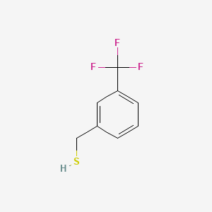 molecular formula C8H7F3S B1295282 [3-(三氟甲基)苯基]甲硫醇 CAS No. 25697-55-6