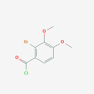 2-Bromo-3,4-dimethoxybenzoyl chloride