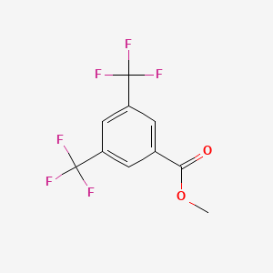 molecular formula C10H6F6O2 B1295285 3,5-双（三氟甲基）苯甲酸甲酯 CAS No. 26107-80-2