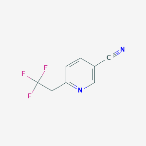 6-(2,2,2-Trifluoroethyl)nicotinonitrile