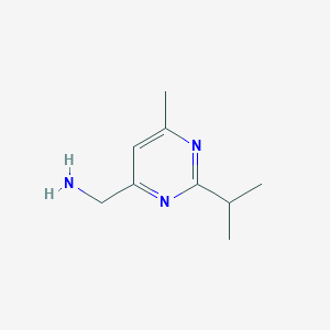 (2-Isopropyl-6-methylpyrimidin-4-yl)methanamine