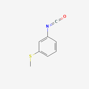 molecular formula C8H7NOS B1295290 3-(甲硫基)苯基异氰酸酯 CAS No. 28479-19-8