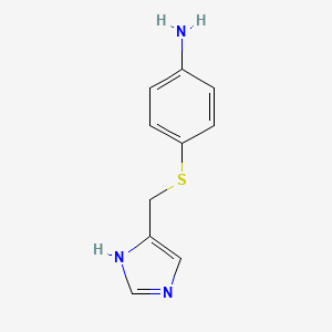 4-(((1H-Imidazol-5-yl)methyl)thio)aniline