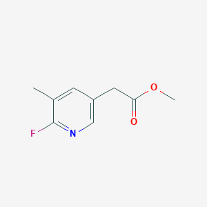 Methyl 2-(6-fluoro-5-methylpyridin-3-yl)acetate