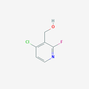 molecular formula C6H5ClFNO B12952911 (4-Chloro-2-fluoropyridin-3-yl)methanol 