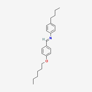 molecular formula C23H31NO B1295292 对己氧基苄亚基对丁基苯胺 CAS No. 29743-11-1