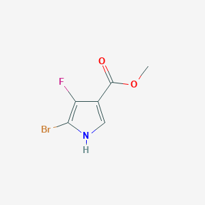 Methyl 5-bromo-4-fluoro-1H-pyrrole-3-carboxylate