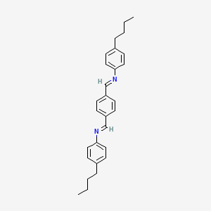 molecular formula C28H32N2 B1295294 Terephthalylidene bis(p-butylaniline) CAS No. 29743-21-3