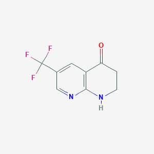 6-(Trifluoromethyl)-2,3-dihydro-1,8-naphthyridin-4(1H)-one