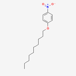 molecular formula C16H25NO3 B1295299 癸基 4-硝基苯基醚 CAS No. 31657-37-1