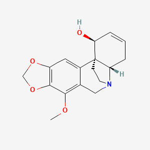 (1S,4aS,5R,11bR)-7-Methoxy-1,4,4a,6-tetrahydro-5,11b-ethano[1,3]dioxolo[4,5-j]phenanthridin-1-ol