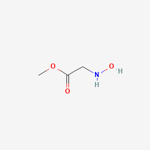 molecular formula C3H7NO3 B12952994 Methyl 2-(hydroxyamino)acetate 