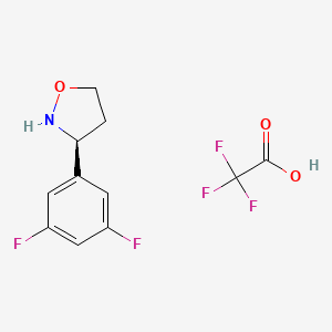 (S)-3-(3,5-Difluorophenyl)isoxazolidine 2,2,2-trifluoroacetate