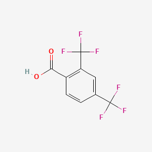 molecular formula C9H4F6O2 B1295300 2,4-双(三氟甲基)苯甲酸 CAS No. 32890-87-2
