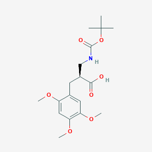 (S)-3-((tert-Butoxycarbonyl)amino)-2-(2,4,5-trimethoxybenzyl)propanoic acid