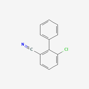 molecular formula C13H8ClN B12953009 6-Chloro-[1,1'-biphenyl]-2-carbonitrile 